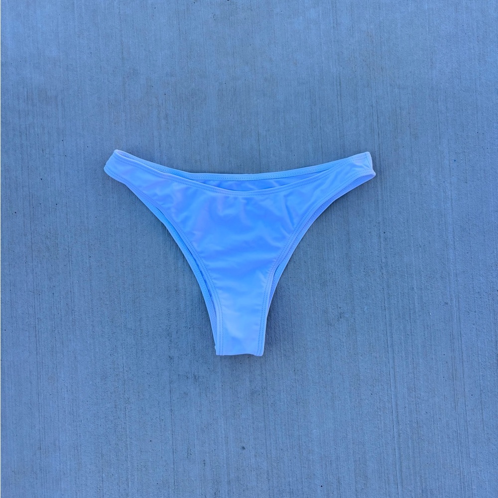 Basic white bikini bottoms